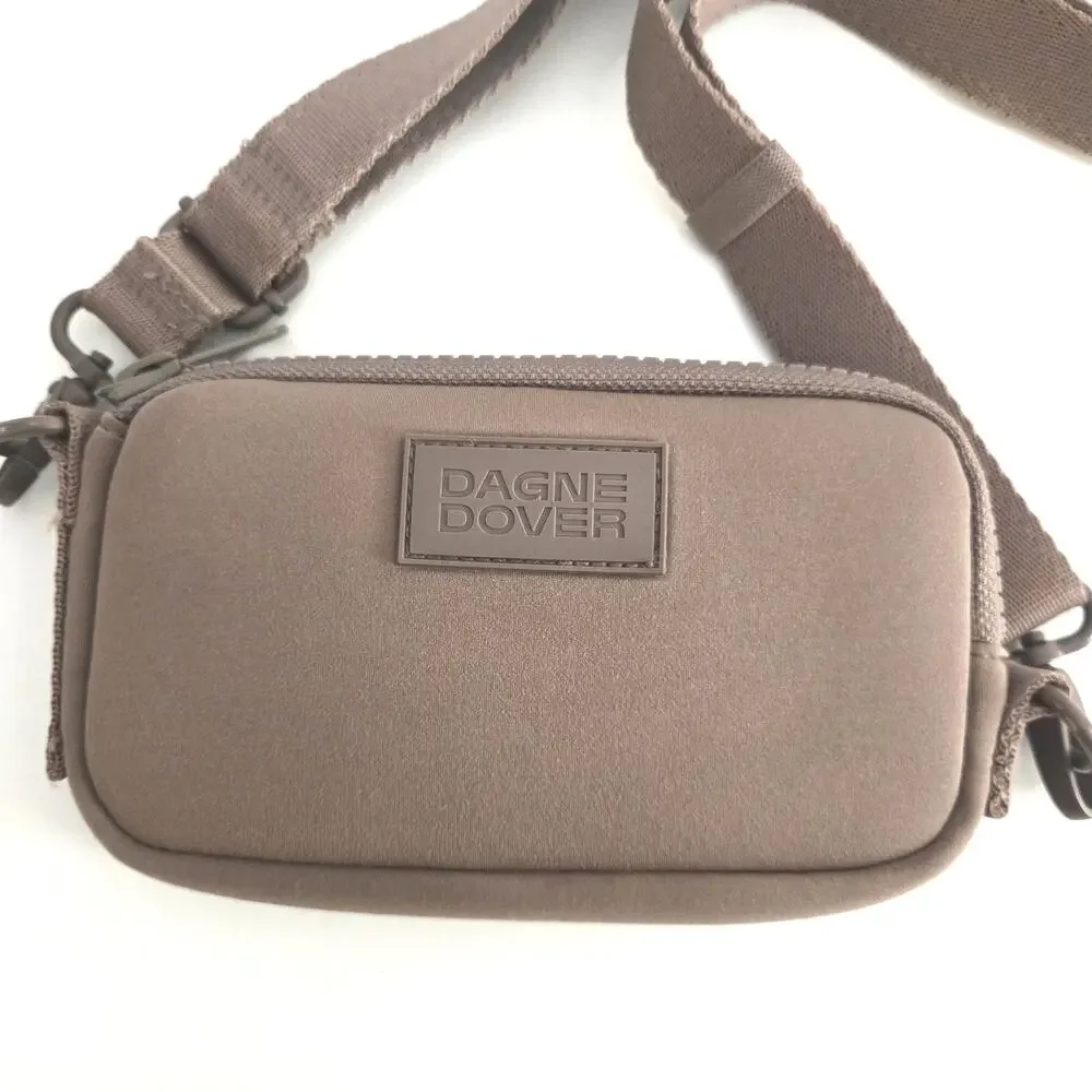Dagne Dover Mara Neoprene Phone Sling Crossbody - Dune Mauve / Brown
